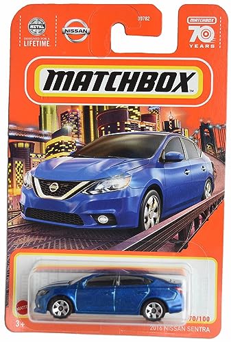 Matchbox 2016 Nissan Sentra, Blau 70/100 von Matchbox