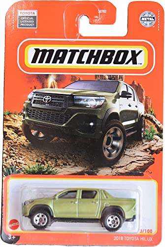 Matchbox 2018 Toyota Hilux 40/100 [Green] grün Serie 2022 von Hot Wheels