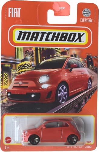 Matchbox 2019 Fiat 500 Turbo, Orange 4/100, HVL70 Matchbox 2019 Fiat 500 Turbo, Orange 4/100, HVL70 von Matchbox