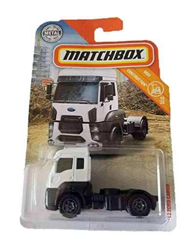 Matchbox 2019 MBX Construction - '13 Ford Cargo (Weiß) von Matchbox