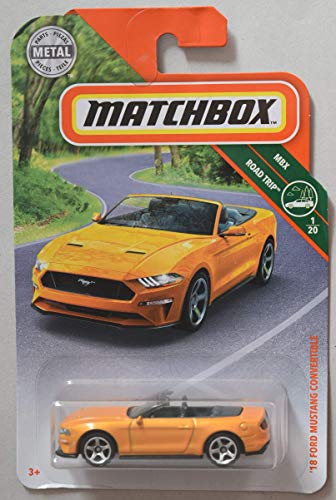 Matchbox 2019 MBX Road Trip '18 Ford Mustang Cabrio 4/100, Orange Matchbox 2019 MBX Road Trip '18 Ford Mustang Cabrio 4/100, Orange von Matchbox
