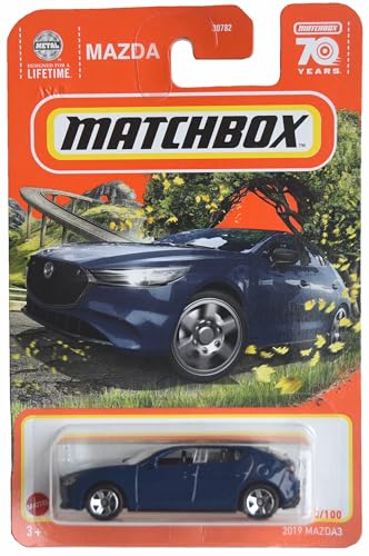 Matchbox Mazda3 2019, Blau, Maßstab 1:64, Kind, Auto, Toyauto, Kinder (unisex) Matchbox Mazda3 2019, Blau, Maßstab 1:64, Kind, Auto, Toyauto, Kinder (unisex) von Matchbox
