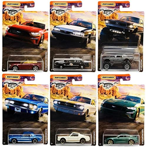 Matchbox 2020 Ford Mustang Special Edition Serie Set mit 6 Fahrzeugen von Matchbox