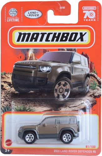 Matchbox 2020 Land Rover Defender 90, Braun 81/100 von Matchbox