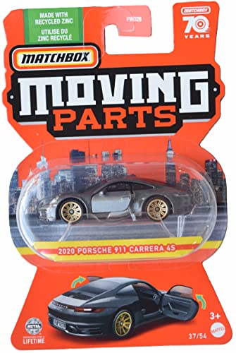 Matchbox 2020 Porsche 911 Carrera 4S, Auto, Maßstab 1:64, Silber, Kid, Jungen und Mädchen Matchbox 2020 Porsche 911 Carrera 4S, Auto, Maßstab 1:64, Silber, Kid, Jungen und Mädchen von Matchbox