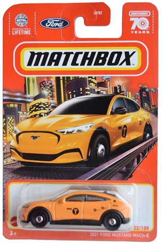 Matchbox 2021 Ford Mustang Mach E, Orange 22/100 von Matchbox