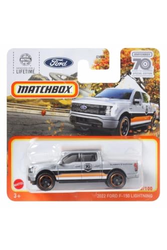 Matchbox 2022 Ford F-150 Lightning 20/100 Serie 2023 Silver Silber von Matchbox