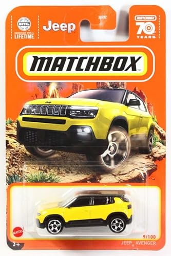 Matchbox 2023 #009 Jeep Avenger Yellow von Matchbox