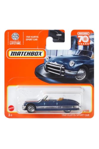 Matchbox 2023-1949 Kurtis Sport Car [Metalflake Dark Blue] blau 46/100 von Matchbox