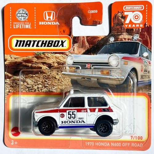 Matchbox 2023-1970 Honda N600 Off Road [White] weiß 7/100 von Matchbox
