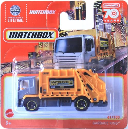 Matchbox 2023-70 years Garbage King Müllwagen Auto Orange 2022 61/100 Matchbox 2023-70 years Garbage King Müllwagen Auto Orange 2022 61/100 von Matchbox