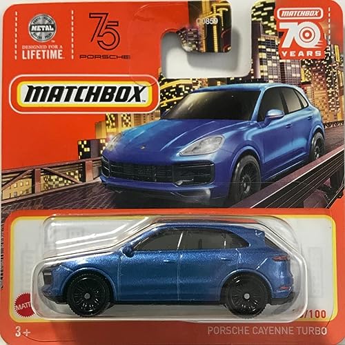Matchbox 2023 - Porsche Cayenne Turbo [Blue] blau 78/100 von Matchbox