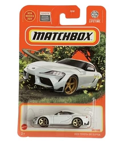 Matchbox 2023 Toyota GR Supra Diecast Fahrzeug, Maßstab 1:64, Weiß, 39/100 Matchbox 2023 Toyota GR Supra Diecast Fahrzeug, Maßstab 1:64, Weiß, 39/100 von Matchbox