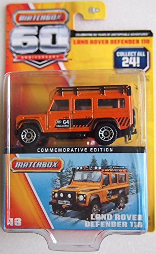 Matchbox 60th Anniversary Land Rover Defender 110 Orange by von Matchbox