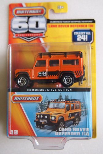 Matchbox 60th Anniversary Land Rover Defender 110 Orange by von Matchbox