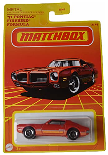 Matchbox '71 Pontiac Firebird Formula, rot 3/24 von Matchbox