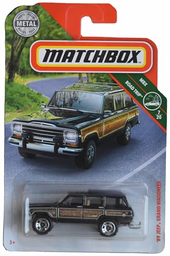 Matchbox 89 Jeep Grand Wagoneer, Road Trip 7/20 [Schwarz] von Matchbox