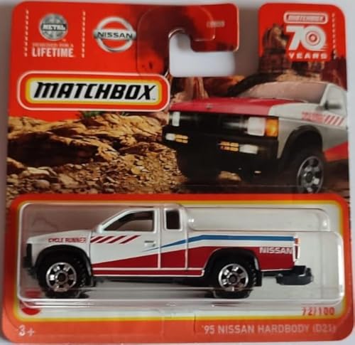 Matchbox '95 Nissan Hardbody (D21) 72/100 Serie 2023 White weiß-rot-blau von Matchbox