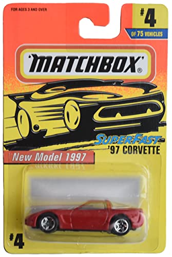 Matchbox '97 Corvette, Super Fast #4 von Matchbox