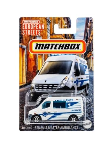 Matchbox Best of Europe Single Cars HVV05 - RENAULT MASTER AMBULANCE von Matchbox