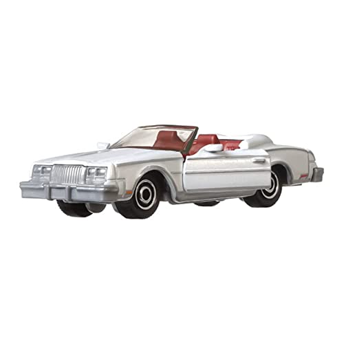 Matchbox Bewegliche Teile - GTT19 ~ Klassisches Druckgussauto im Maßstab 1:64 ~ Buick Riviera 1983 ~ Rot und Weiß von Matchbox