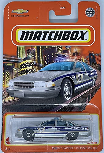 Matchbox - Chevy Caprice Classic Police 67/100 [Silver] Serie 2022 von Matchbox