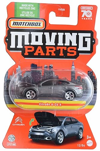 Matchbox Citroen e-C4 X, bewegliche Teile 12/54 [Grau] von Matchbox