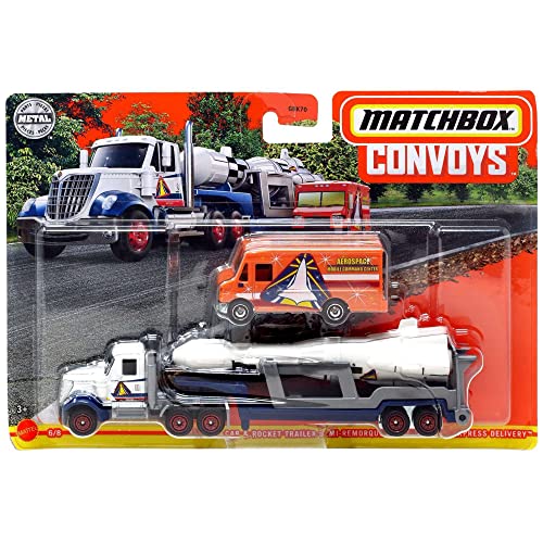 Matchbox Convoys Lonestar Fahrerhaus & Raketenanhänger mit Expresslieferung von Matchbox