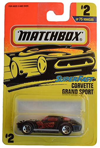 Matchbox [Corvette Grand Sport, Super Fast #2 [Schwarz] von Matchbox