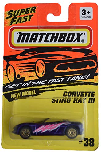 Matchbox Corvette Sting Ray III, Super Fast #38 [Violett] von Matchbox