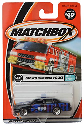 Matchbox Crown Victoria Police [Schwarz/Blau] #49 von 75, Pull Over von Matchbox