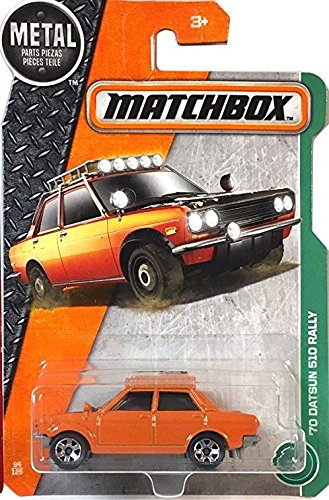 Matchbox Datsun 510 Rally 1970 Orange 1:64 von Matchbox
