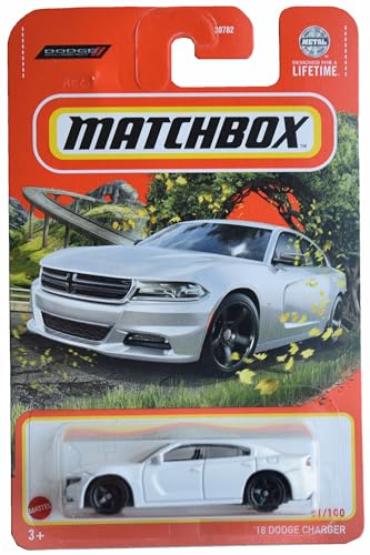 Matchbox Dodge Charger 18, weiß 81/100 von Matchbox