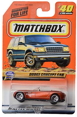 Matchbox Dodge Concept Car [Burnt Orange] #40, Car Shows Series von Matchbox
