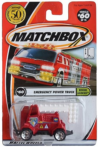 Matchbox Emergency Power Truck, Rescue Rookies #60/75 [rot/weiß] von Matchbox