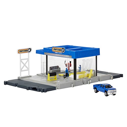Matchbox HDL34 - Autoshop Spielset, Spielzeug Geschenk für Kinder ab 3 Jahren Matchbox HDL34 - Autoshop Spielset, Spielzeug Geschenk für Kinder ab 3 Jahren von Matchbox