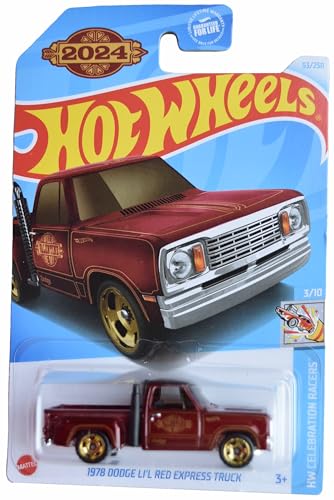 Matchbox Hot Wheels 1978 Dodge Li'l Red Express Truck, HW Celebration Racers 3/10 [Rot] 53/250 von Matchbox