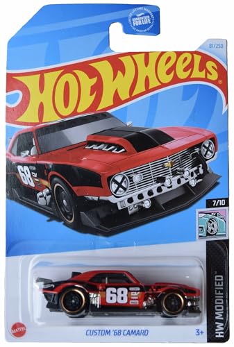 Matchbox Hot Wheels Custom '68 Camaro, HW Modified 7/10 [rot/schwarz] 81/250 von Matchbox