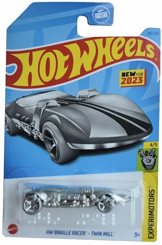Matchbox Hot Wheels HW Braille Racer Twin Mill, Experimotors 4/5 [Silber] 85/250 von Matchbox