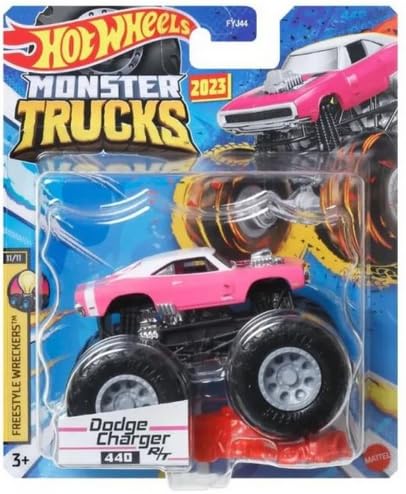 Matchbox Hot Wheels Monster Trucks Dodge Charger R/T (Pink) von Matchbox