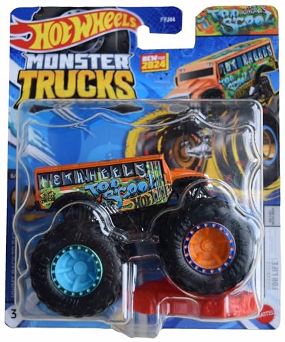 Matchbox Hot Wheels Monster Trucks Too S'cool, HWMT Back to Basics 6/7 Connect and Crash Auto, Maßstab 1:64, Druckguss Matchbox Hot Wheels Monster Trucks Too S'cool, HWMT Back to Basics 6/7 Connect and Crash Auto, Maßstab 1:64, Druckguss von Matchbox