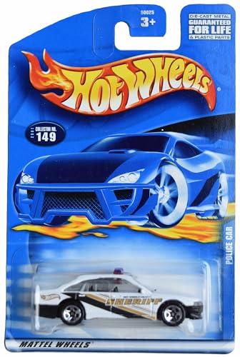 Matchbox Hot Wheels Polizeiauto, Weiß #149 [County Sheriff] von Matchbox