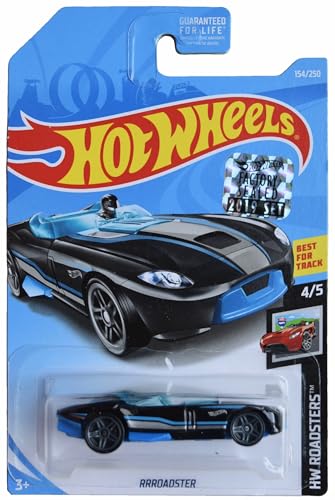 Matchbox Hot Wheels RRRoadster, HW Roadsters 4/5 [Schwarz/Blau] 154/250 von Matchbox