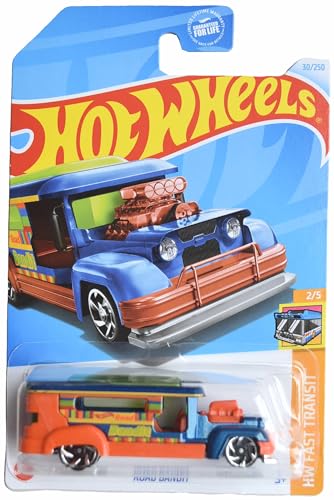 Matchbox Hot Wheels Road Bandit, HW Fast Transit 2/5 [Blau/Orange] 30/250 von Matchbox