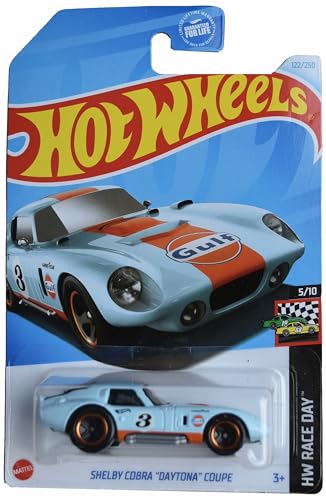 Matchbox Hot Wheels Shelby Cobra Daytona Coupe, HW Race Day 5/10 [Blau] 122/250 von Matchbox