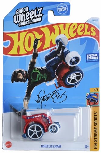 Matchbox Hot Wheels Wheelie Chair Xtreme Sports 3/5 [Rot] 64/250 von Matchbox