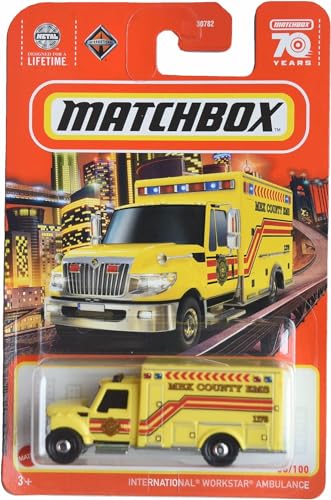 Matchbox International Workstar Krankenwagen, gelb, 38/100 Matchbox International Workstar Krankenwagen, gelb, 38/100 von Matchbox