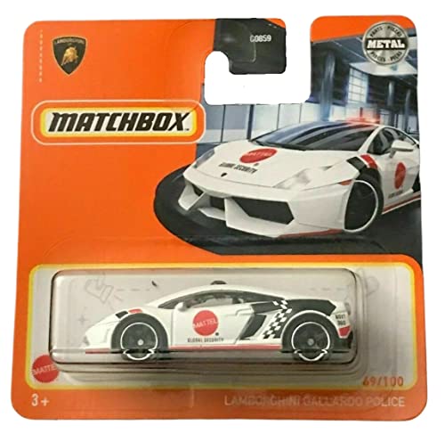 Matchbox - Lamborghini Gallardo Police - MBX 69/100 - GXM87 - Short Card - Superfast - Lesney - Mattel 2021 Matchbox - Lamborghini Gallardo Police - MBX 69/100 - GXM87 - Short Card - Superfast - Lesney - Mattel 2021 von Matchbox