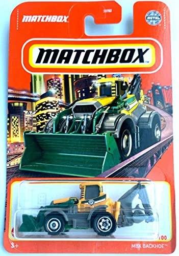 Matchbox MBX Backhoe 68/100 [Green/Yellow] grün gelb Bagger von Matchbox