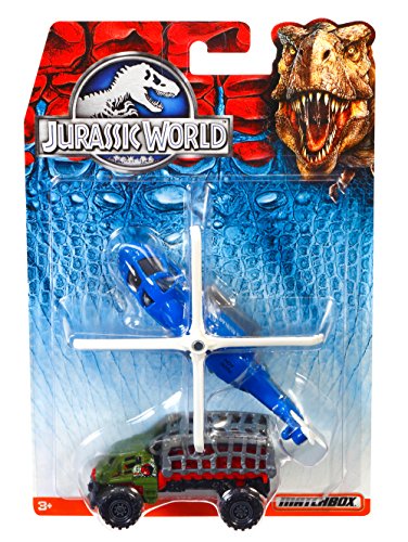 Matchbox Mattel DFW16 - Jurassic World Land und Lufteinsatz 2-er Pack, Sortiert von Matchbox